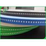 Black Drinking Straws Five Stars Pattern Printed Straw Paper Roll Paper Material