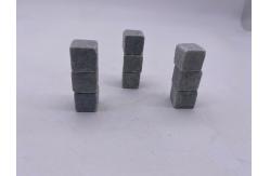 China Soapstone Reusable Whiskey Stones Cubic Drinks Cooler With FDA supplier
