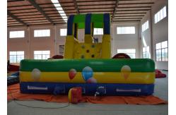 China Circus Elephant Clown Inflatable Fun City Digital Printing For Amusement Park supplier