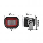 60W Forklift Red Zone Light 10V - 80V Crane Safety Zone Light