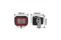 China 60W Forklift Red Zone Light 10V - 80V Crane Safety Zone Light supplier