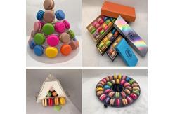 China Customize Your Take-Away Orders with Personalized Plastic Macaron Packaging supplier