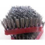 Steel Grit Diamond Abrasive Brush , Frankfurt Stone Polished Abrasive Wire Brush for sale
