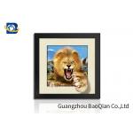 Animal 3D 5D Photography , Lenticular Image Printing Home / Bedroom Wall Art Decor for sale