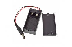 China 5.5MM Male Plug Battery Connector Case 9V With ON OFF Switch supplier