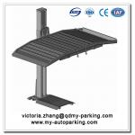 Single Post Hydraulic Cylinder Car Parking Lift for Home Garages for sale