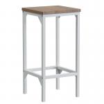 35.8inch height 5 Piece Counter Height Dining Table Set With 4 Backless Bar Stools