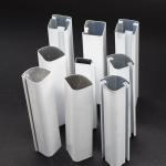 Rectangular Aluminum Extrusion Profiles For Windows And Doors Flexible Led Strip Lights Slim for sale