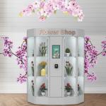 60HZ FCC Secure Bouquet Vending Machine 18.5 Inch With Wide Variety Of Flowers for sale