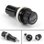 R3-13 H3-13 Panel Fuse Holder Nut Mounting Quick Connect 3AG 6.35x32mm Glass Ceramic for sale