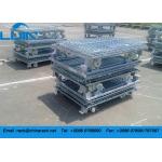 Foldable Galvanized Wire Mesh Cages Powder Coated Finish Anti Corrosive for sale