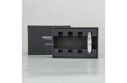 China Custom Black Perfume Packaging Box Set Luxury Perfume Sample Box supplier