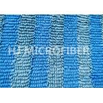 Warp Knitted Blue Microfiber Twisted Pile Fabric For Rag / Duster , Polyester Fabric