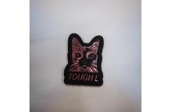 China Clothes Custom Jacket Iron On Patches 3D Heat Transfer 0.3mm-1.0mm supplier