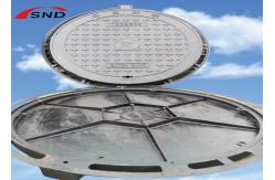 China Circlip Lock Ductile Cast Iron Manhole Cover EN124 D400 B125 Round supplier