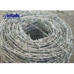Galvanized 12.5 Gauge Single Strand Barbed Wire Fence Roll Pvc Coated Barbed Wire Fence for sale