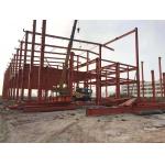 Custom Two Stroey Steel Structure Warehouse Building With Mezzanine Platforms For Storage for sale
