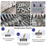 Multifunctional Wool Shredder Dual Shaft Fabric Shredding Machine