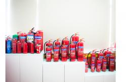 China Portable Fire Extinguisher 10 Kg 550mm Cylinder Height 1.5mm Thick supplier