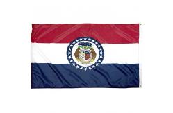 China Customizable Heavy-Duty Nylon Missouri Flag Tear-resistant UV-proof supplier