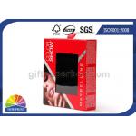 Custom Printed Paper Boxes Slide Open Box With Window for sale