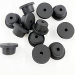 Custom Silicone Molded Rubber Parts Black Silicone Plug for sale