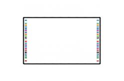 China High Precision Control Interactive Smart Whiteboard 102 Inch Aluminum Alloy Frame supplier