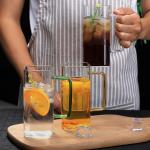 Heat Resistant Single Wall Coffee Cups , Sturdy Small Glass Cups With Handles
