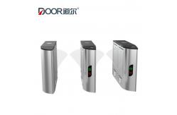 China Supermarket Gate Pedestrian Control Flap Barrier Gate With Card Reader supplier