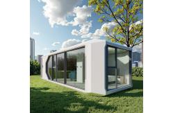 China 11000kg Modular Capsule House Luxury Modern Style with Customized Aluminum Plate Wall supplier