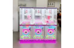 China Coin Operated Mega Mini Claw Machine Candy Keychain Plush Toy Arcade Custom supplier