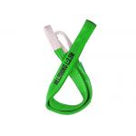 Green Double Ply Webbing Sling , 2T Flat Web Lifting Slings Customized Size for sale