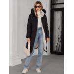 Zipper And Snap Fastener Included Fashionable Black Cotton Jacket For Women To Upgrade Style for sale