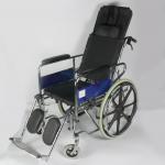Multi Function Aluminum Manual Wheelchair With Double Corss Bar for sale
