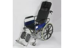China Multi Function Aluminum Manual Wheelchair With Double Corss Bar supplier