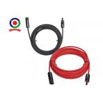 Black Red Male Female Connector IP67 Ring Solar Extension Cable Set for sale