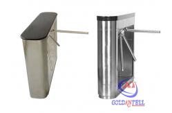 China Drop arm gate tripod tuenstile with RFID reader barcode fingerprint and ESD supplier