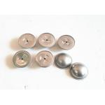 Aluminum 30mm Dome Cap , Capped Speed Washer For Perforated Base Insulaton Pins for sale