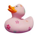 Funny Floating Cute Rubber Duck Natural Latex Bath Duck Pink Color EN71 for sale