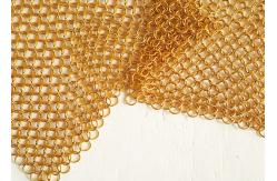 China Architectural Drapery Metal Ring Mesh For Isolation Wall Screen supplier