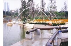 China 6000 L/H 20mm Laminar Fountain Nozzle With 9W LED RGB Lamp supplier