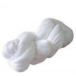 Embroidery Raw White Hank Of Yarn , Weaving / Knitting Polyester Ring Spun Yarn for sale