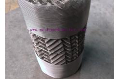 China Wire Mesh 150MM Metal Structured Packing 500X SS304 supplier