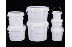 China Lightweight Plastic Oil Bucket With Various Capacity Easy To Clean supplier