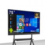 Qtenboard 55 65 75 85 86 98 110 Inch Touch Interactive Flat Panel 4k Lcd Digital Interactive Smart Boards for Schools Teaching for sale