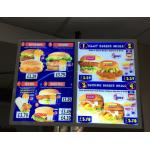 China Shop store restaurant Menu display Aluminum Magnetic LED Light Box easy install and easy change graphics long life manufacturer