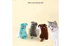 China Cat Toys Cute Funny Soft Plush Doll Chewing With Catnip supplier
