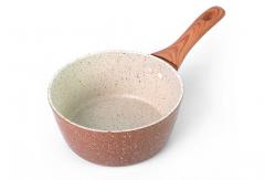 China 10 Piece 4.5mm 3 Layers 20cm Induction Base Milk Pan supplier