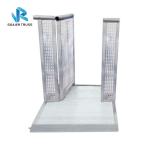 Stable Crowd Control Barrier Trolley Foldable Adjustable Corner Ramp Proof for sale