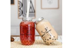 China 330ml 650ml Biodegradable Plastic Bottles PLA PET Bubble Tea Juice U Shaped supplier